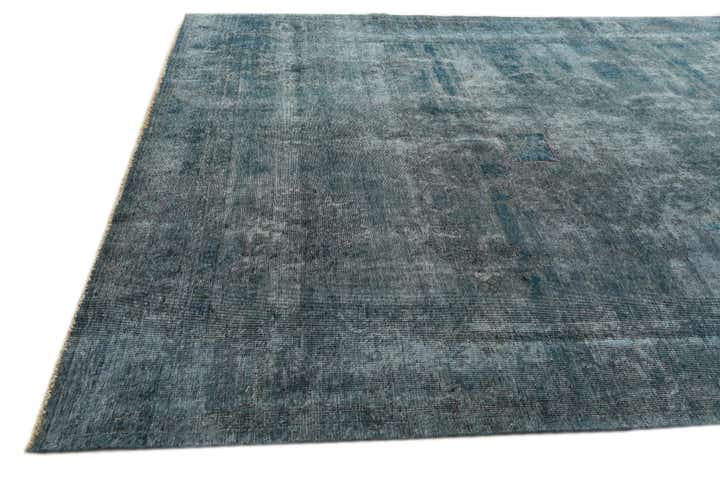 9' 1 x 12' Hand Knotted Ultra Vintage Persian Wool Rug