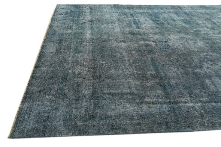 Detail image of 9' 1 x 12' Hand Knotted Ultra Vintage Persian Wool Rug