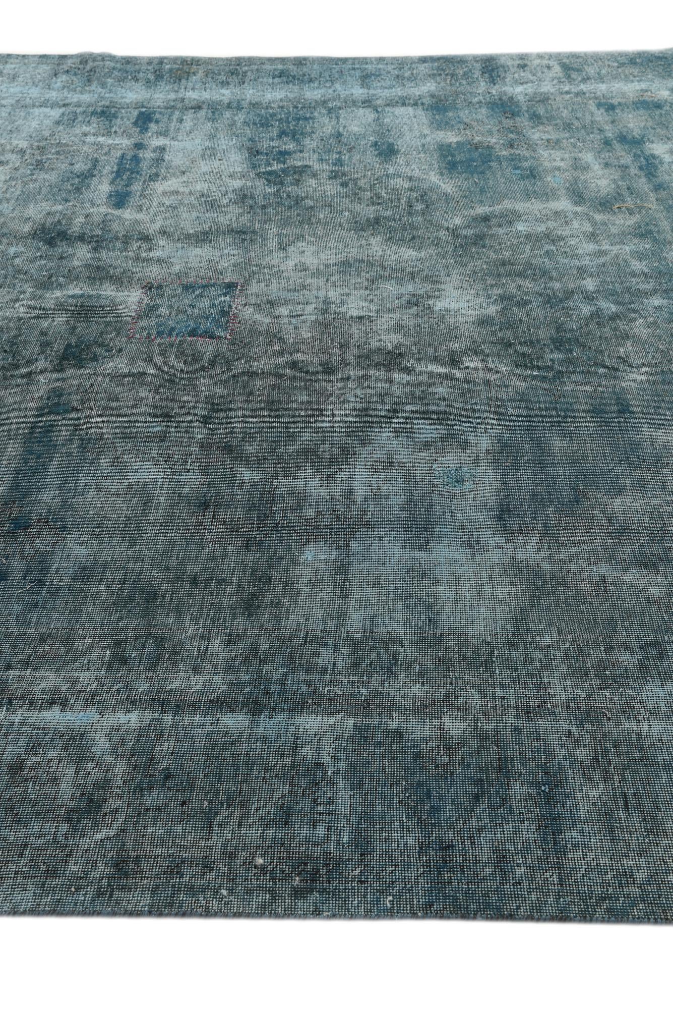 9' 1 x 12' Hand Knotted Ultra Vintage Persian Wool Rug