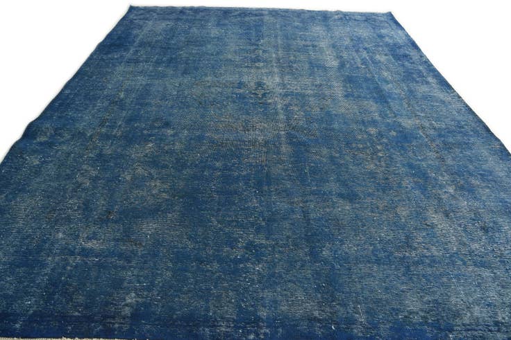 Detail image of 9' 7 x 12' 9 Hand Knotted Ultra Vintage Persian Wool Rug