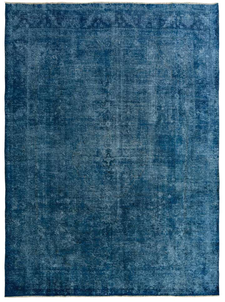 9' 7 x 12' 9 Hand Knotted Ultra Vintage Persian Wool Rug