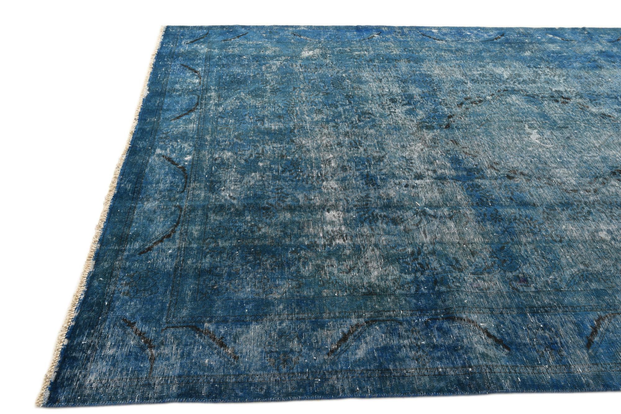 7' 8 x 11' 1 Hand Knotted Ultra Vintage Persian Wool Rug