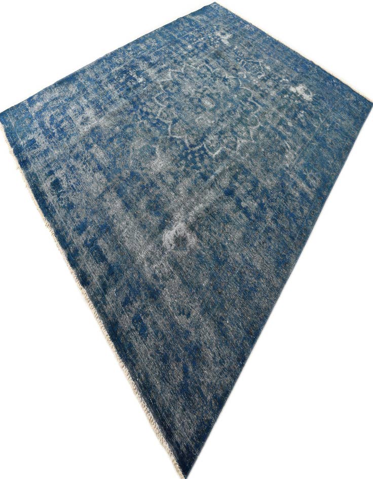 Detail image of 9' 6 x 12' 7  Hand Knotted Ultra Vintage Persian Wool Rug