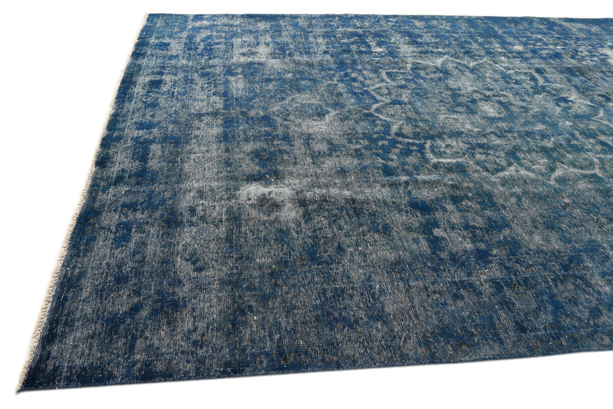 9' 6 x 12' 7 Hand Knotted Ultra Vintage Persian Wool Rug