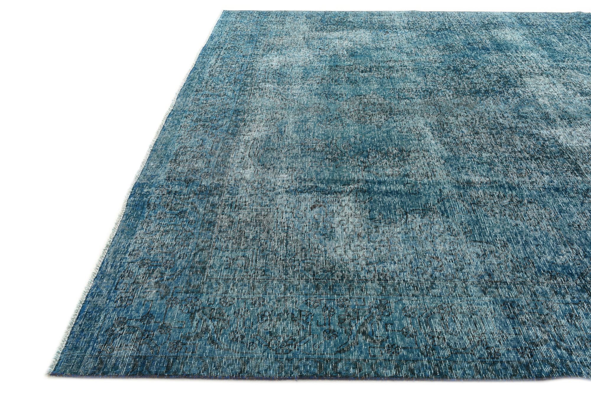 9' 3 x 12' 6 Hand Knotted Ultra Vintage Persian Wool Rug