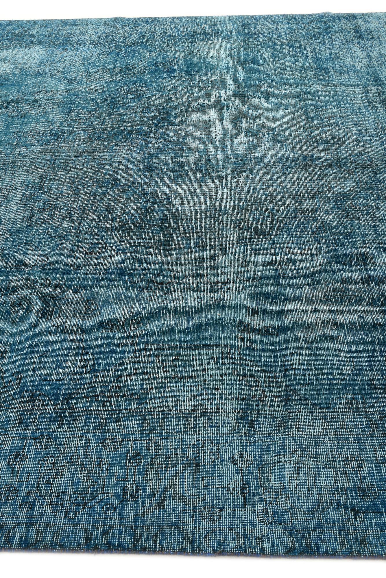 9' 3 x 12' 6 Hand Knotted Ultra Vintage Persian Wool Rug