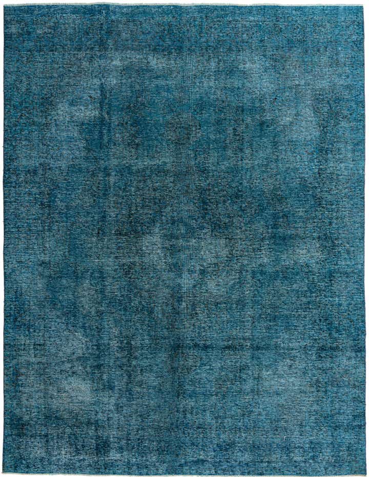 9' 3 x 12' 6 Hand Knotted Ultra Vintage Persian Wool Rug