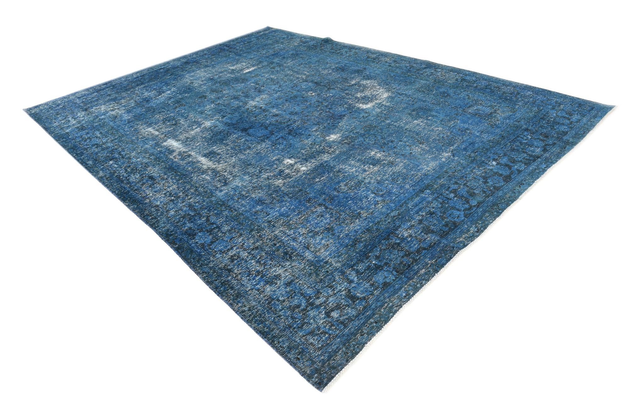 9' 2 x 12' 4 Hand Knotted Ultra Vintage Persian Wool Rug