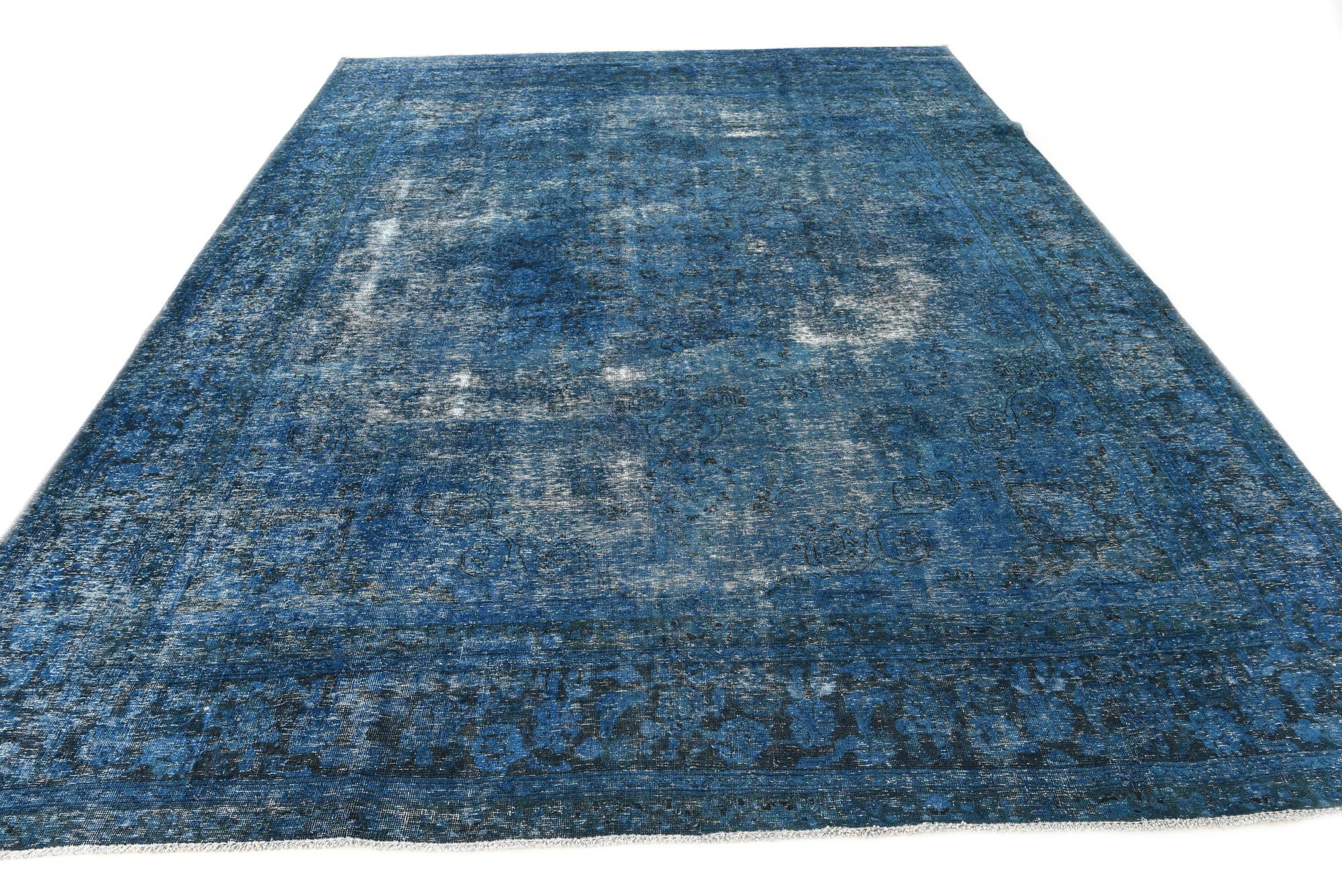 9' 2 x 12' 4 Hand Knotted Ultra Vintage Persian Wool Rug