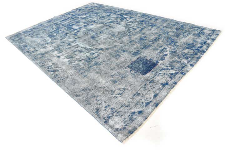 9' 1 x 12' 7 Hand Knotted Ultra Vintage Persian Wool Rug