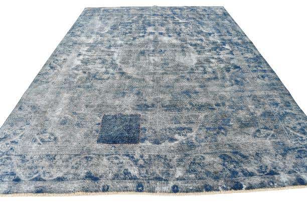 9' 1 x 12' 7 Hand Knotted Ultra Vintage Persian Wool Rug