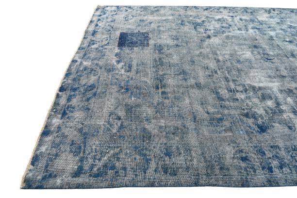 Detail image of 9' 1 x 12' 7 Hand Knotted Ultra Vintage Persian Wool Rug