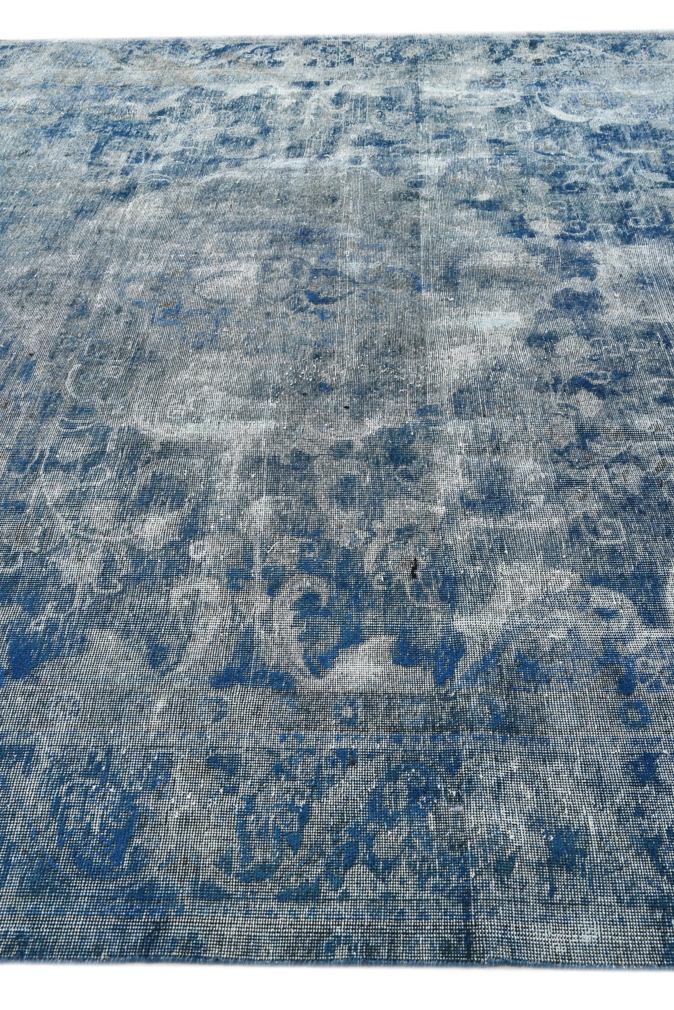 9' 1 x 12' 7 Hand Knotted Ultra Vintage Persian Wool Rug