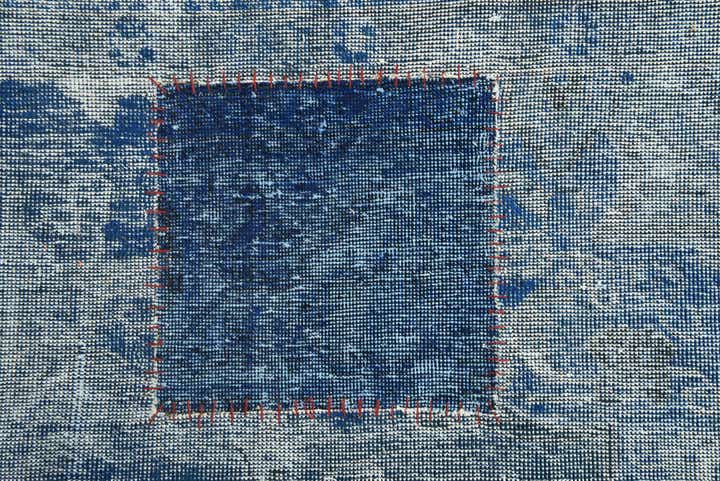 9' 1 x 12' 7 Hand Knotted Ultra Vintage Persian Wool Rug