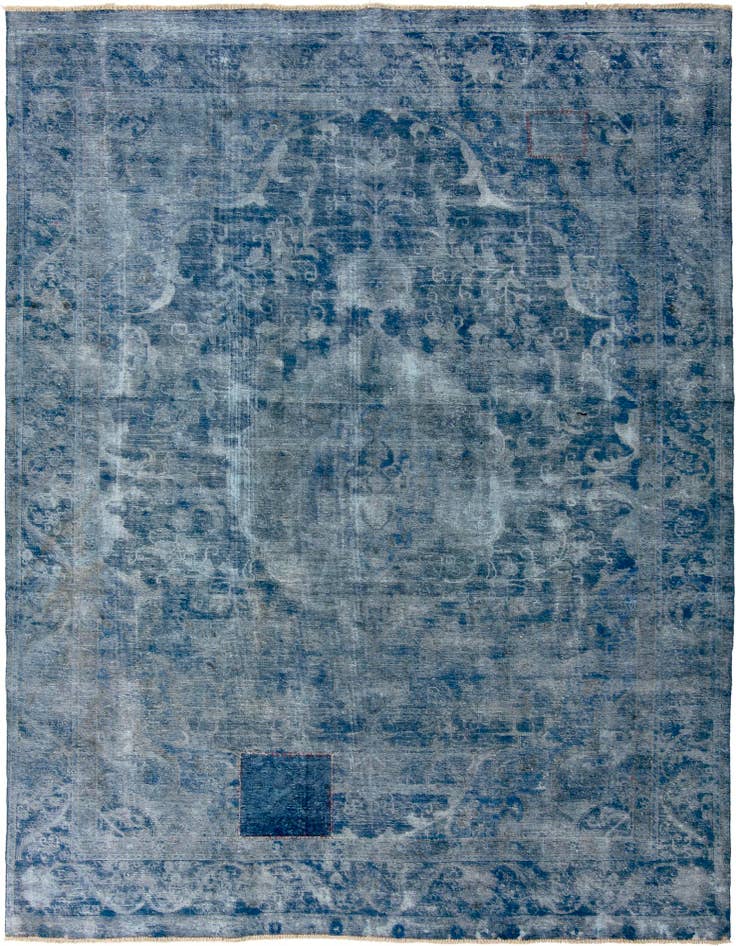 Detail image of 9' 1 x 12' 7 Hand Knotted Ultra Vintage Persian Wool Rug