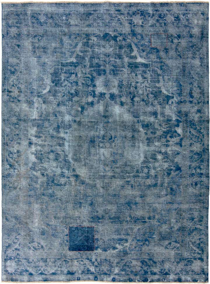 9' 1 x 12' 7 Hand Knotted Ultra Vintage Persian Wool Rug