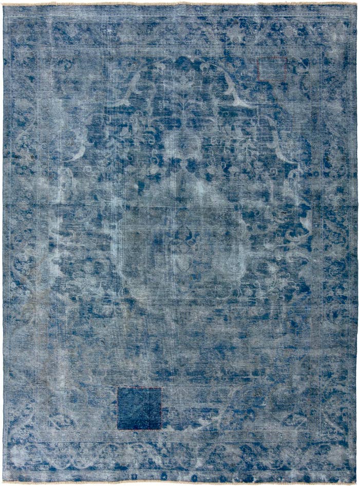 Detail image of 9' 1 x 12' 7 Hand Knotted Ultra Vintage Persian Wool Rug