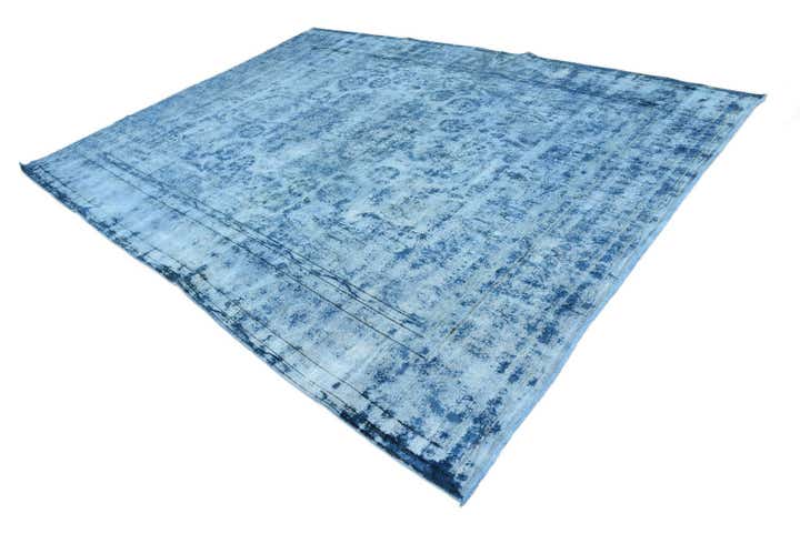 9' 6 x 12' 6 Hand Knotted Ultra Vintage Persian Wool Rug