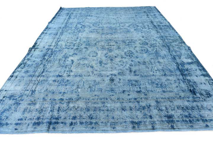 9' 6 x 12' 6 Hand Knotted Ultra Vintage Persian Wool Rug