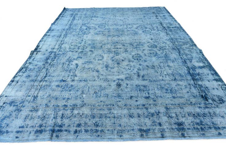 Detail image of 9' 6 x 12' 6 Hand Knotted Ultra Vintage Persian Wool Rug