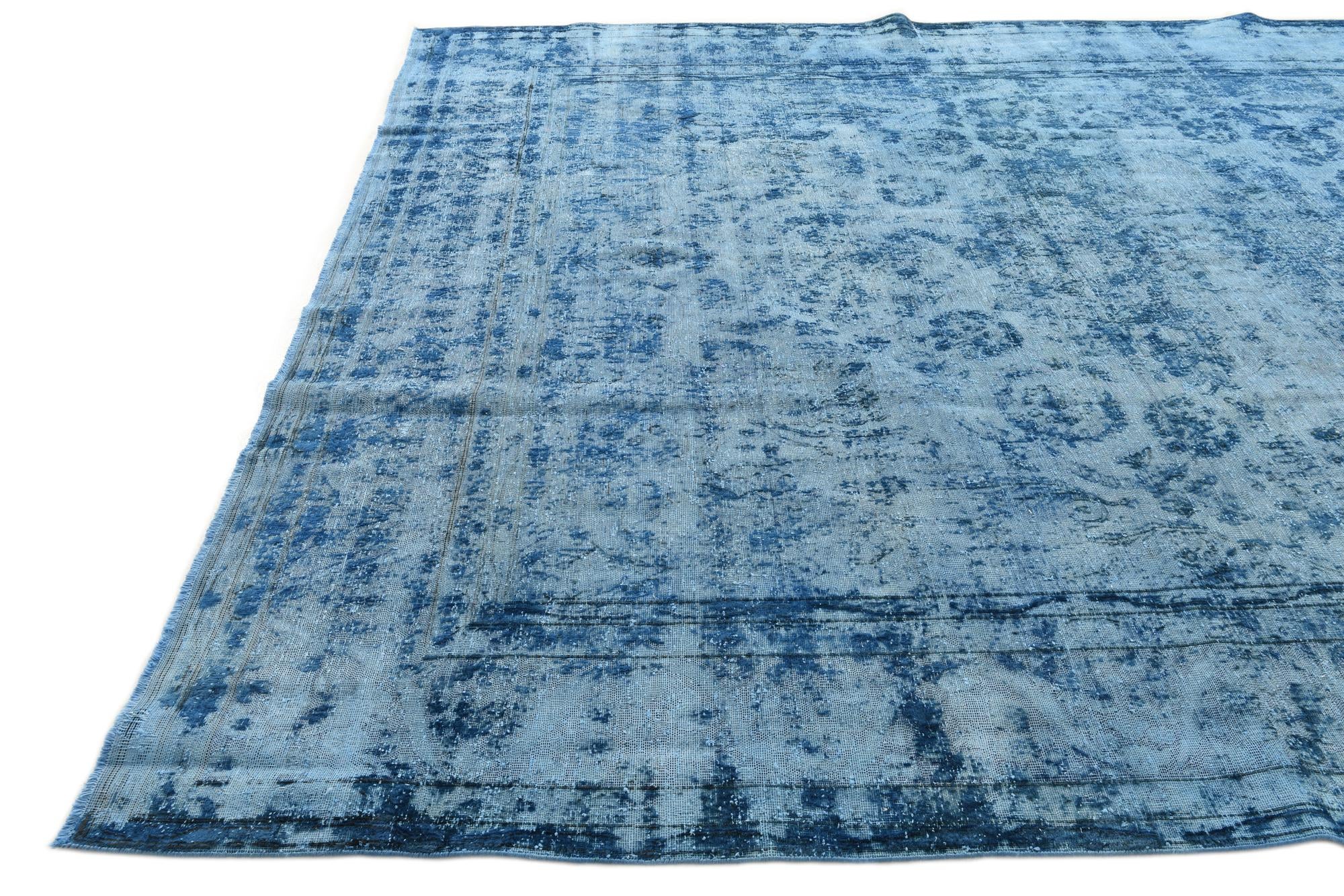 9' 6 x 12' 6 Hand Knotted Ultra Vintage Persian Wool Rug