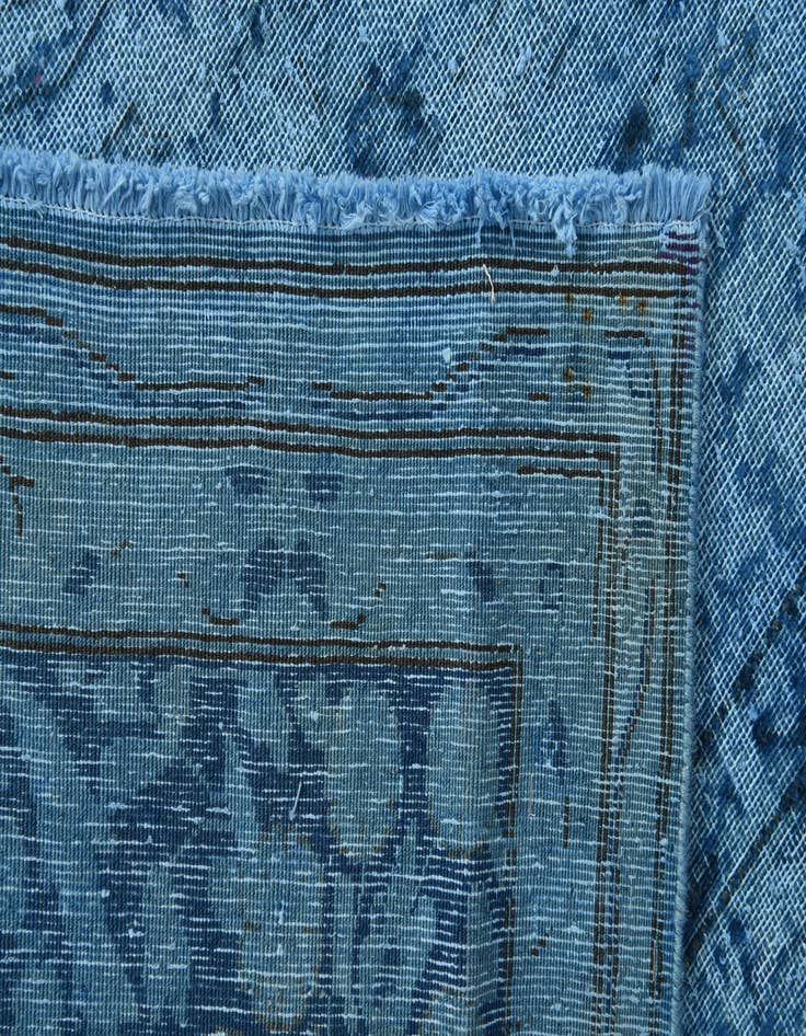 Detail image of 9' 6 x 12' 6  Hand Knotted Ultra Vintage Persian Wool Rug