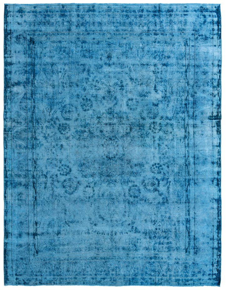  9' 6 x 12' 6  Hand Knotted Ultra Vintage Persian W...