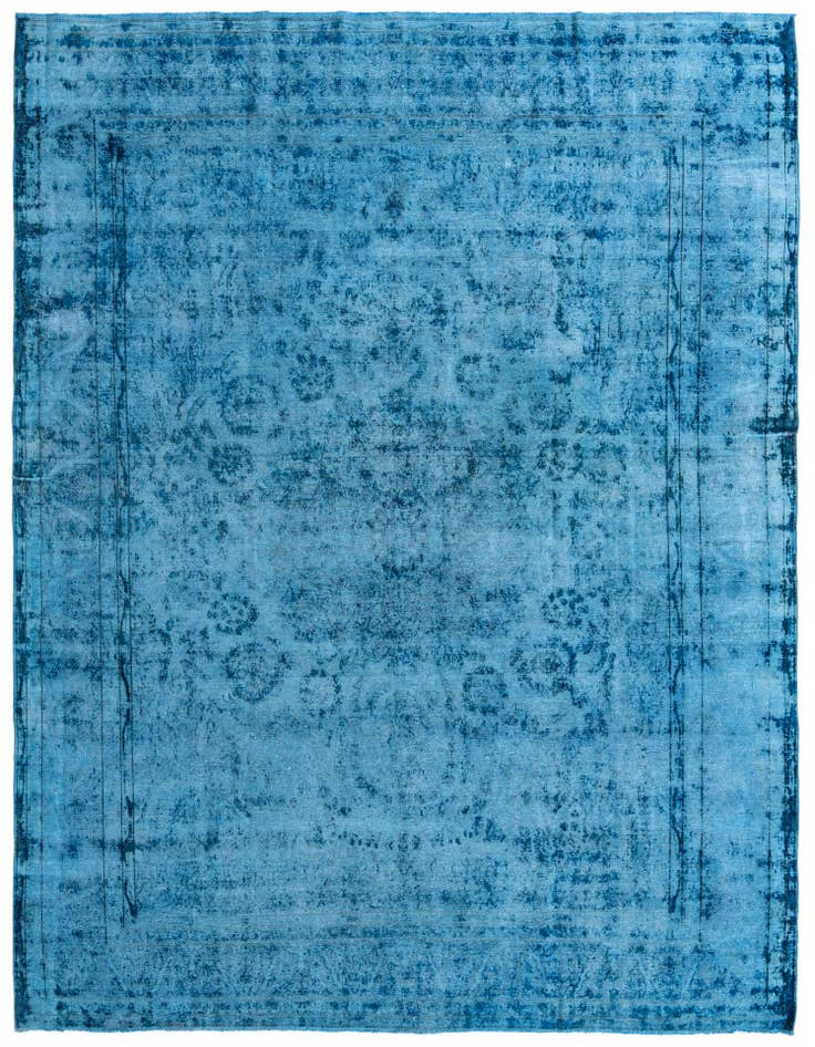 Detail image of 9' 6 x 12' 6 Hand Knotted Ultra Vintage Persian Wool Rug