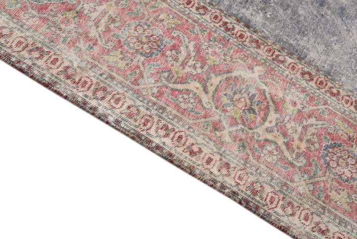 9' 10 x 12' 2 Hand Knotted Ultra Vintage Persian Wool Rug