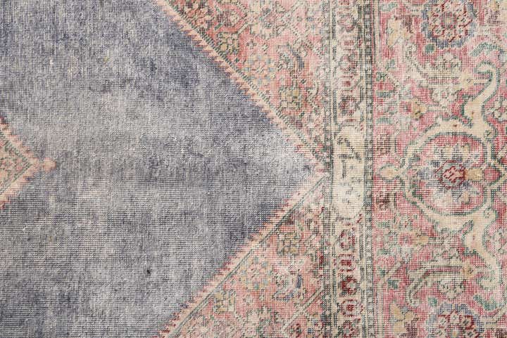 9' 10 x 12' 2 Hand Knotted Ultra Vintage Persian Wool Rug