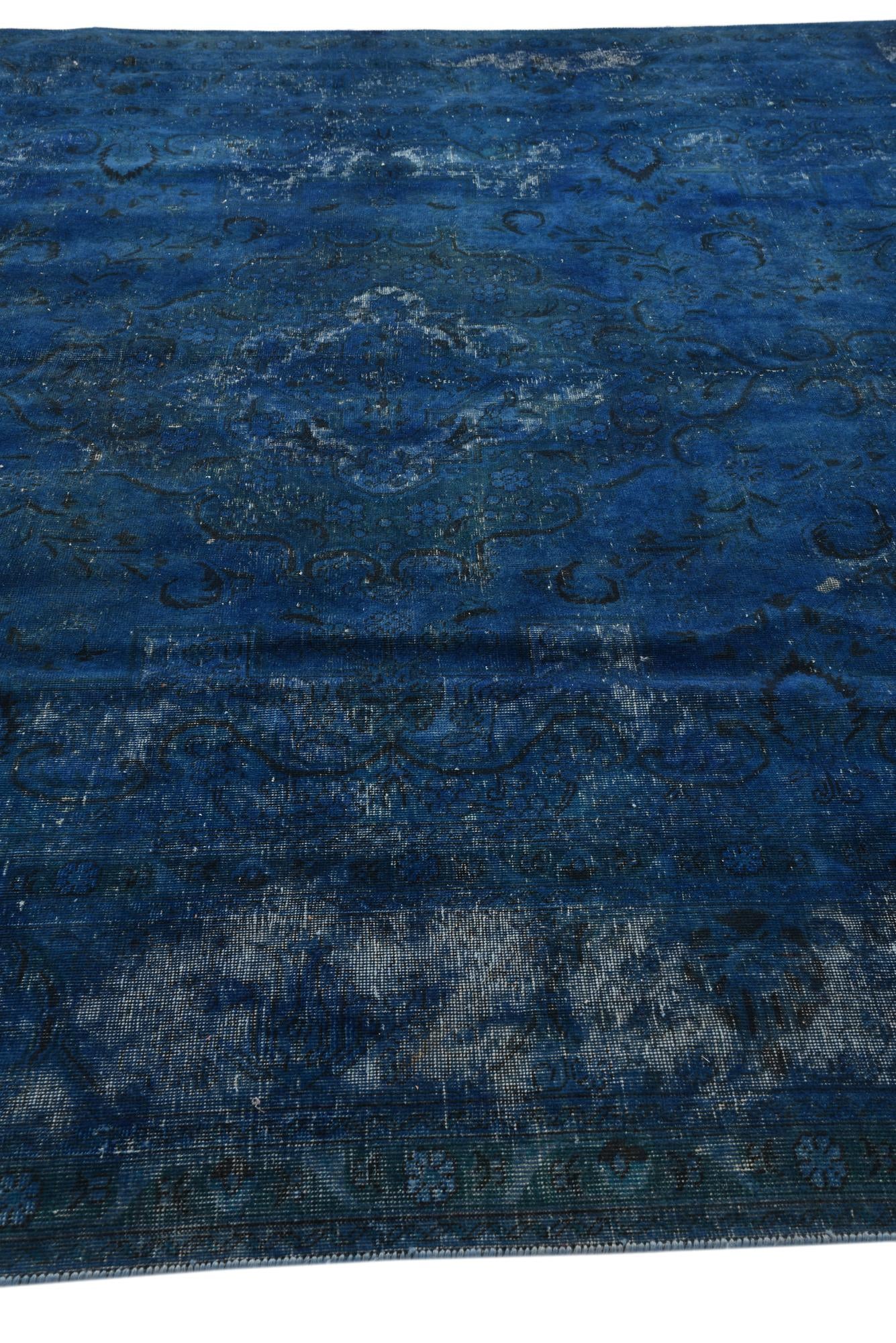 9' 8 x 12' 6 Hand Knotted Ultra Vintage Persian Wool Rug