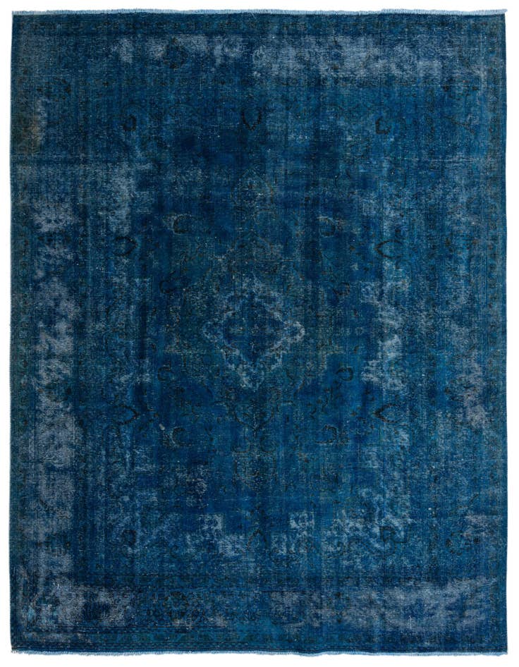 Detail image of 9' 8 x 12' 6 Hand Knotted Ultra Vintage Persian Wool Rug