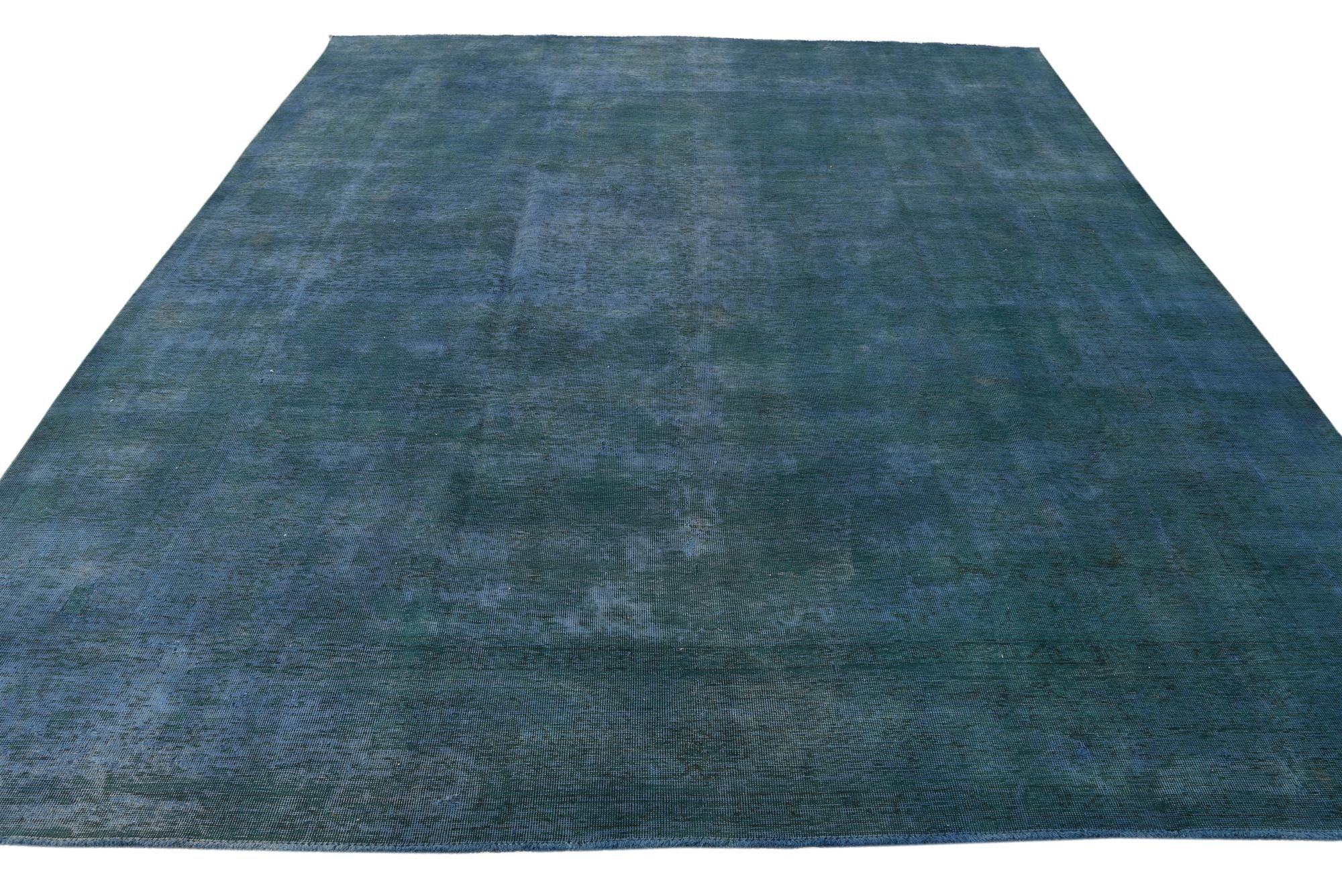 9' 7 x 12' 6 Hand Knotted Ultra Vintage Persian Wool Rug