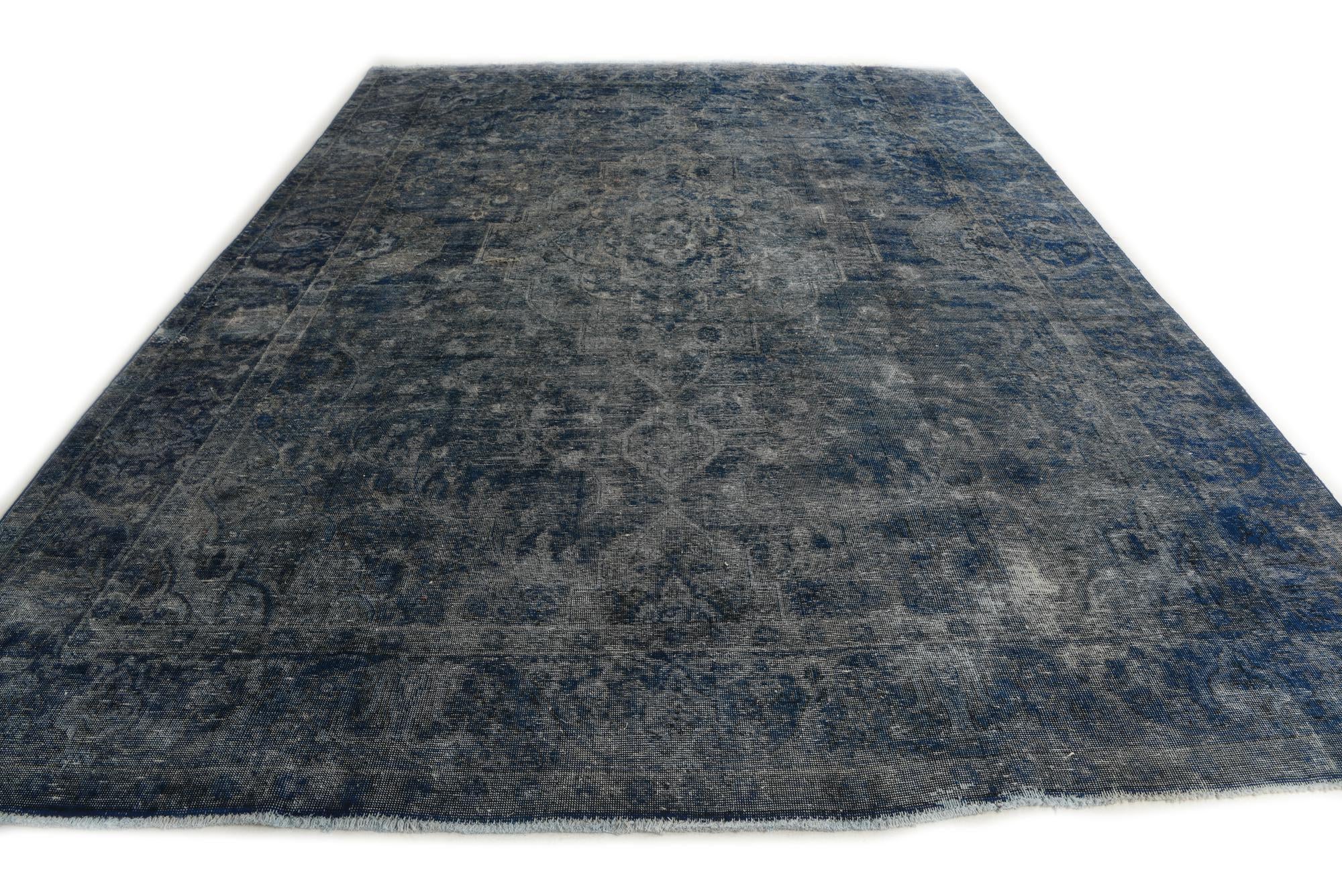 9' 5 x 12' 9 Hand Knotted Ultra Vintage Persian Wool Rug