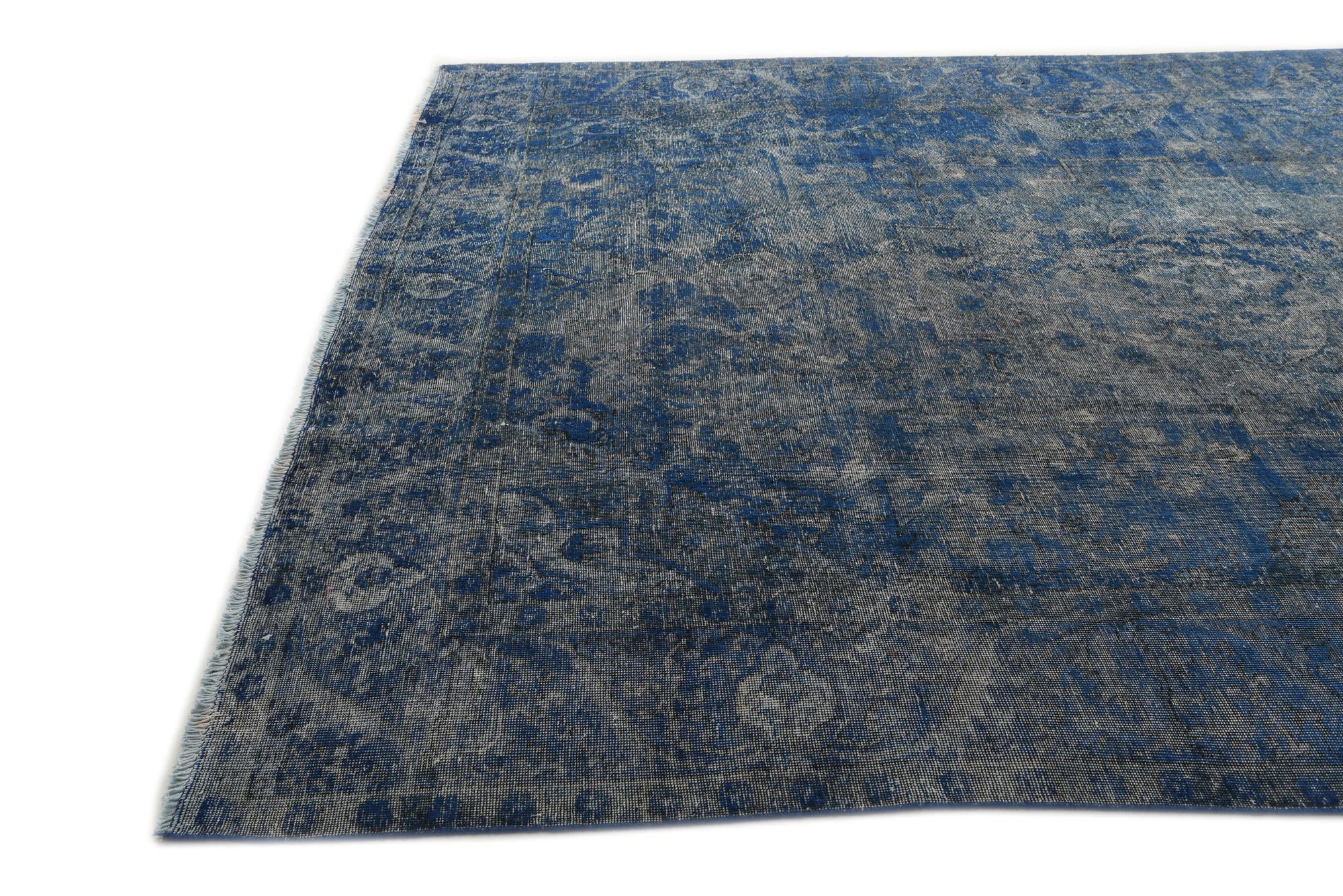 9' 5 x 12' 9 Hand Knotted Ultra Vintage Persian Wool Rug
