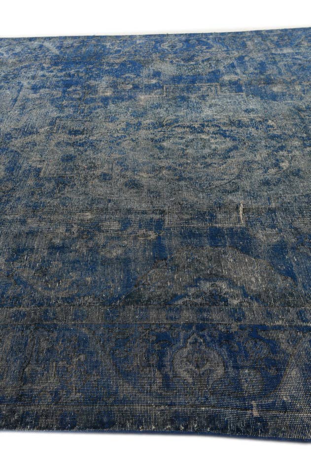 Detailfoto van 285cm x 390cm Handgeknoopt Ultra Vintage Perzisch Wol Vloerkleed