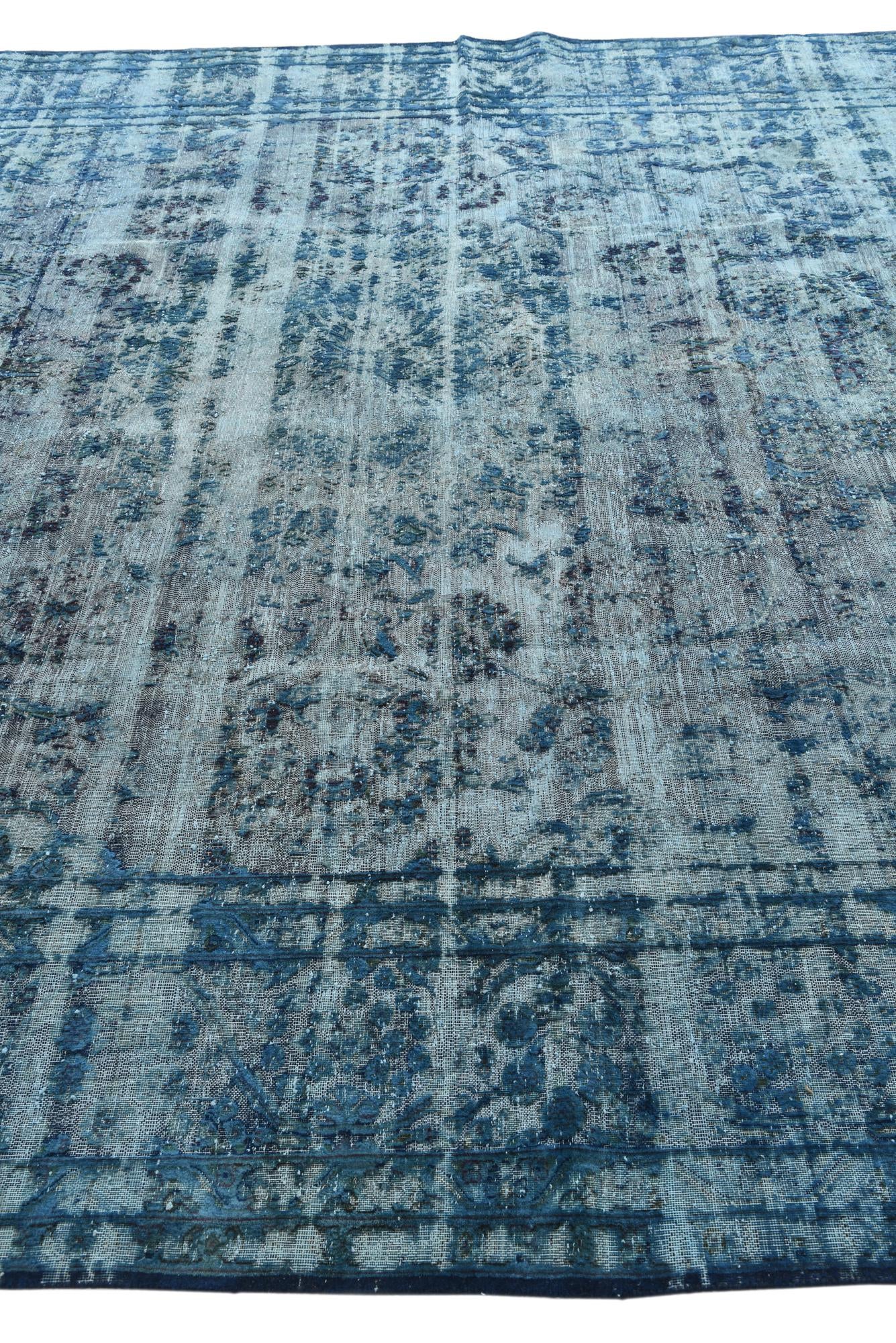 9' 5 x 13' 4 Hand Knotted Ultra Vintage Persian Wool Rug