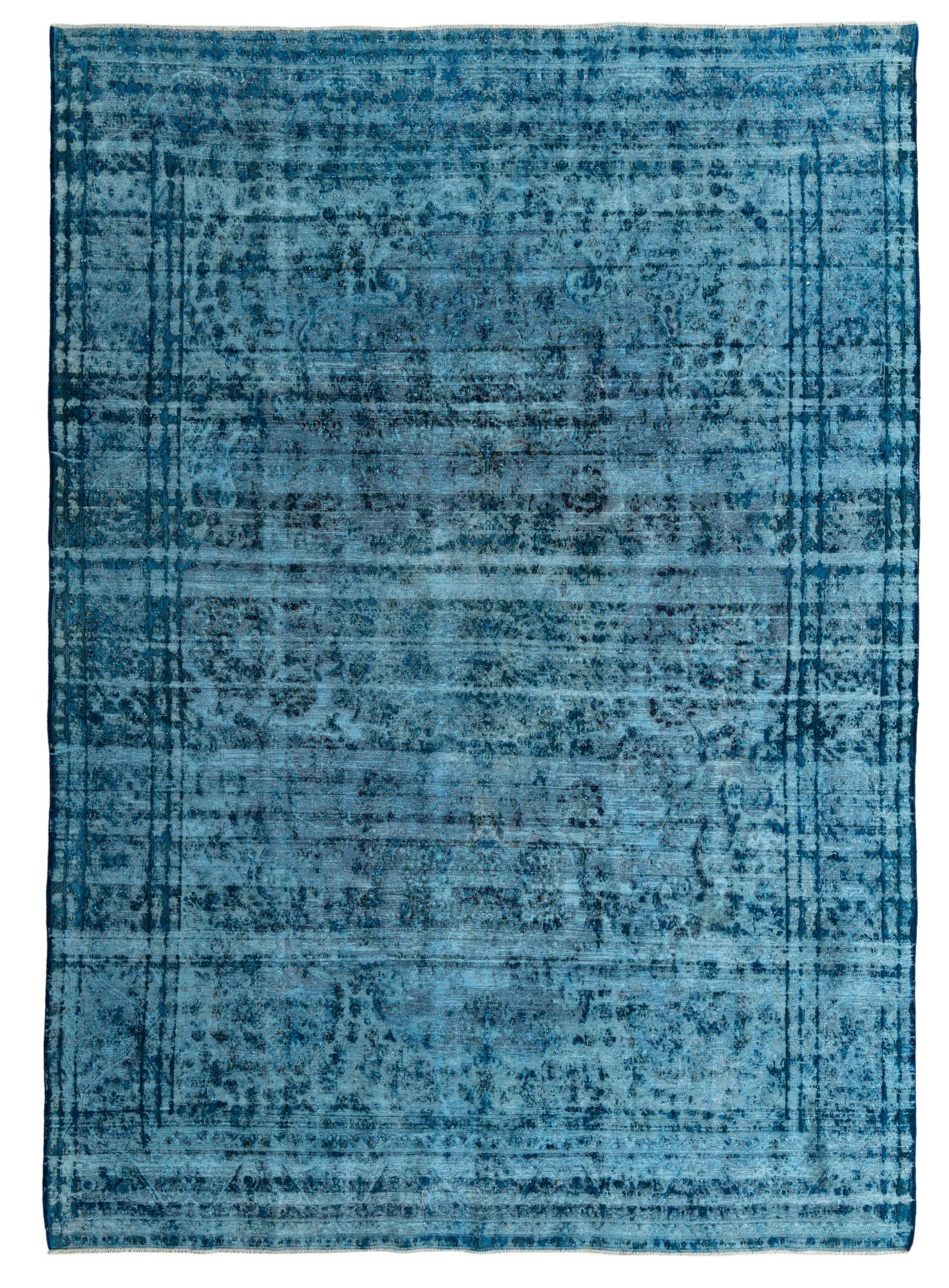 9' 5 x 13' 4 Hand Knotted Ultra Vintage Persian Wool Rug