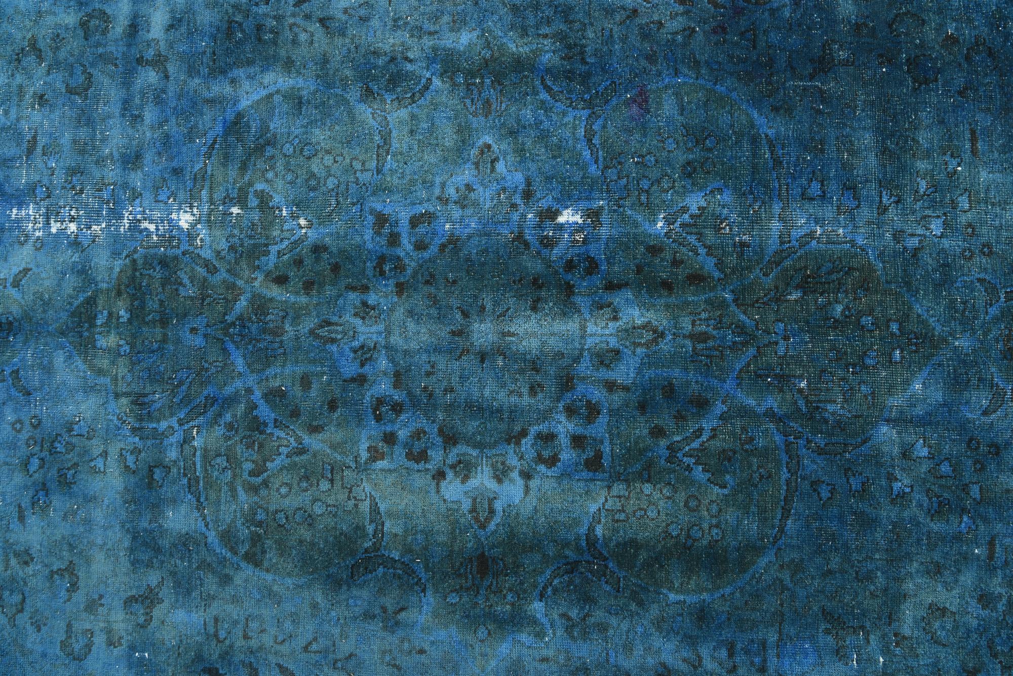 6' 6 x 9' 7 Hand Knotted Ultra Vintage Persian Wool Rug