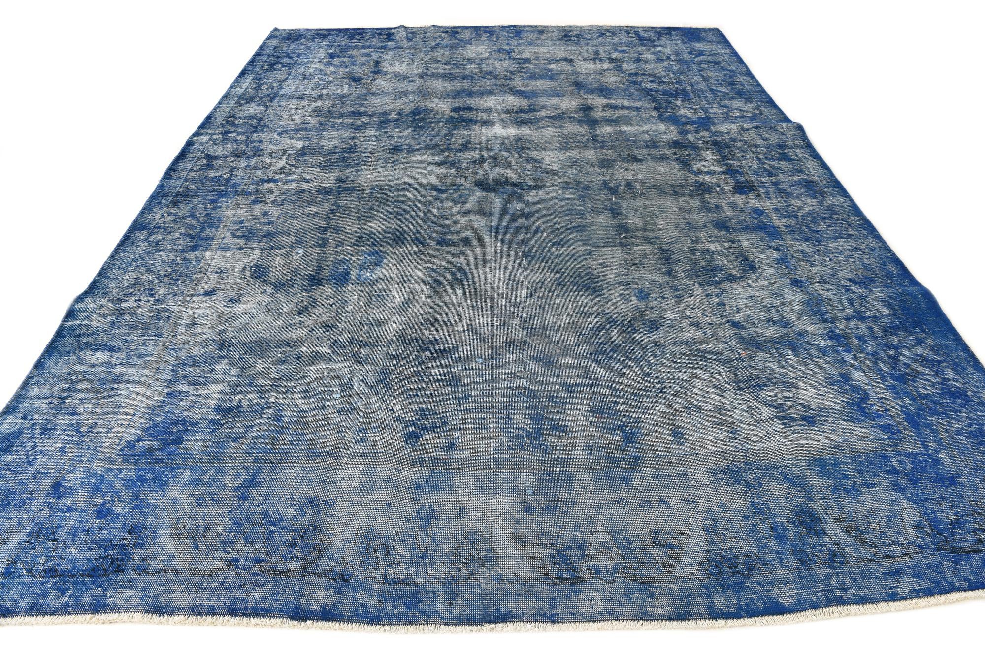 9' 5 x 12' 7 Hand Knotted Ultra Vintage Persian Wool Rug