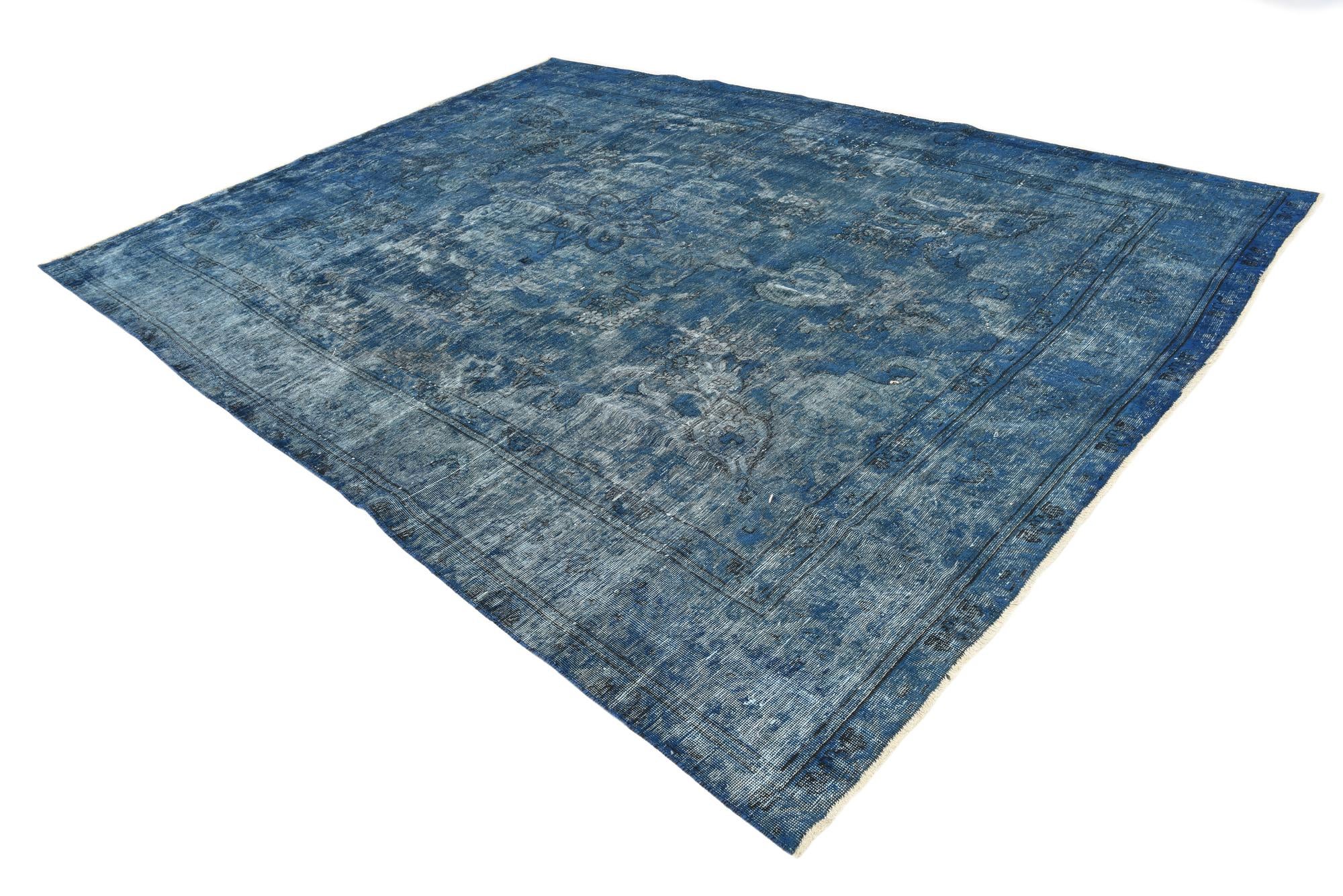 8' 5 x 11' 8 Hand Knotted Ultra Vintage Persian Wool Rug
