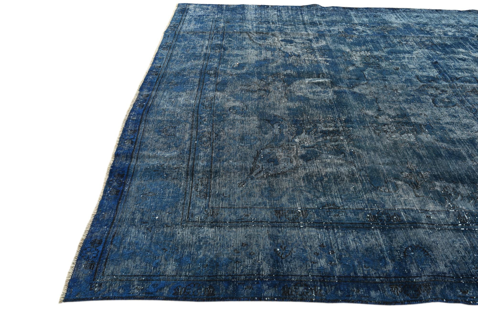 8' 5 x 11' 8 Hand Knotted Ultra Vintage Persian Wool Rug