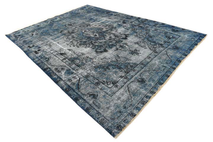 8' x 11' Hand Knotted Ultra Vintage Persian Wool Rug