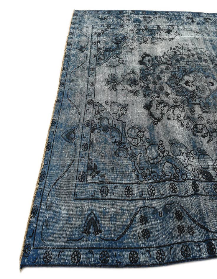 Detail image of 8' x 11'  Hand Knotted Ultra Vintage Persian Wool Rug