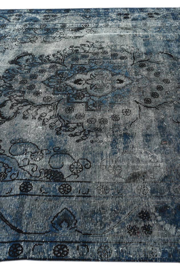 Detail image of 8' x 11' Hand Knotted Ultra Vintage Persian Wool Rug
