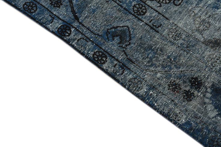 Detail image of 8' x 11' Hand Knotted Ultra Vintage Persian Wool Rug