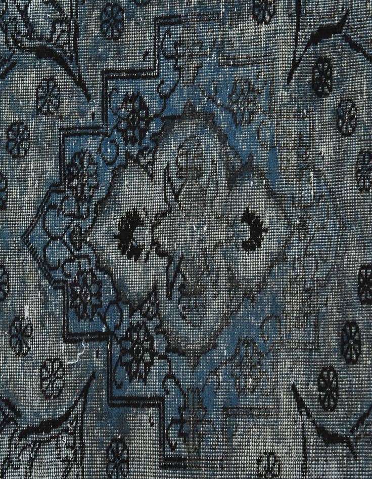 Detail image of 8' x 11'  Hand Knotted Ultra Vintage Persian Wool Rug