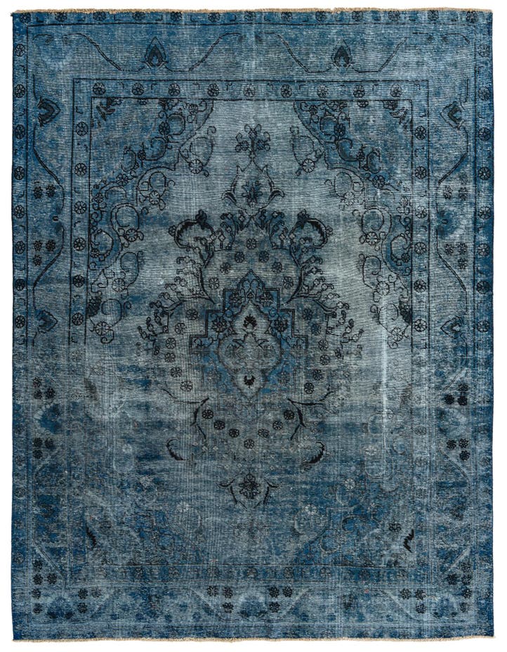  8' x 11'  Hand Knotted Ultra Vintage Persian W...