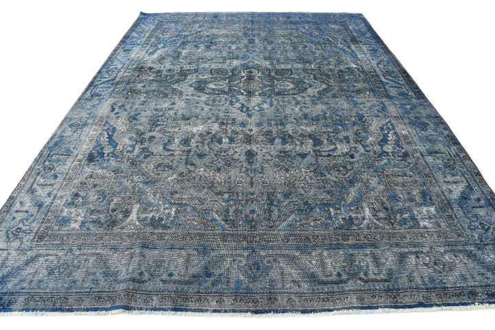 9' 3 x 12' 9 Hand Knotted Ultra Vintage Persian Wool Rug