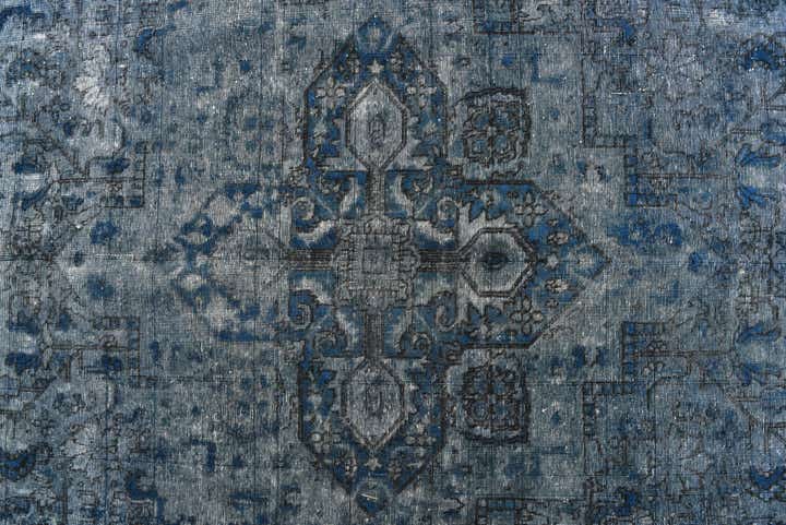 9' 3 x 12' 9 Hand Knotted Ultra Vintage Persian Wool Rug